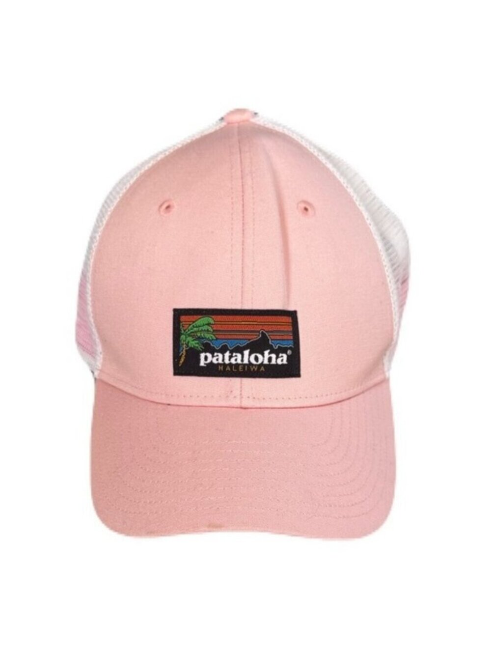 Patagonia Pataloha Haleiwa Snap Back Hat Hawaii Pink White
